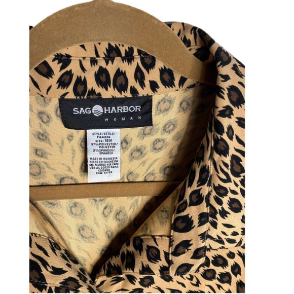 Women 18W Sag Harbor Button down Top - Picture 4 of 5